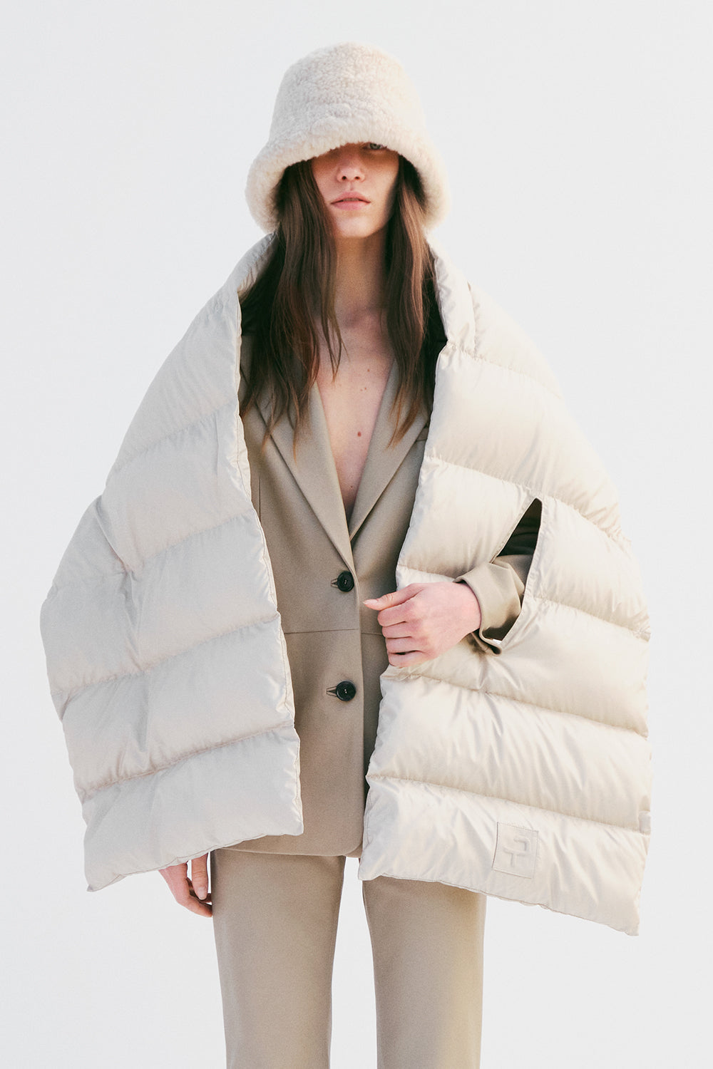 Blanket on sale puffer coat