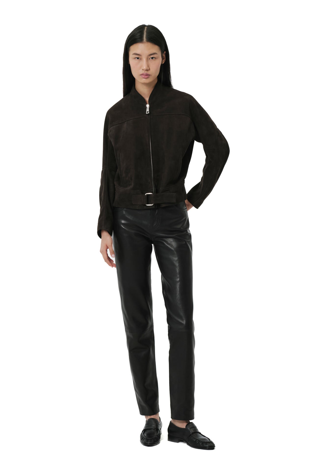 5-Pocket Leather Pants